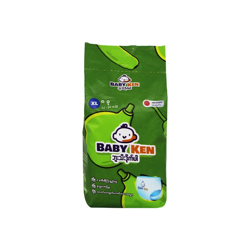 Baby Ken Diaper Buuthee Pants  8pcs (Size-XL)