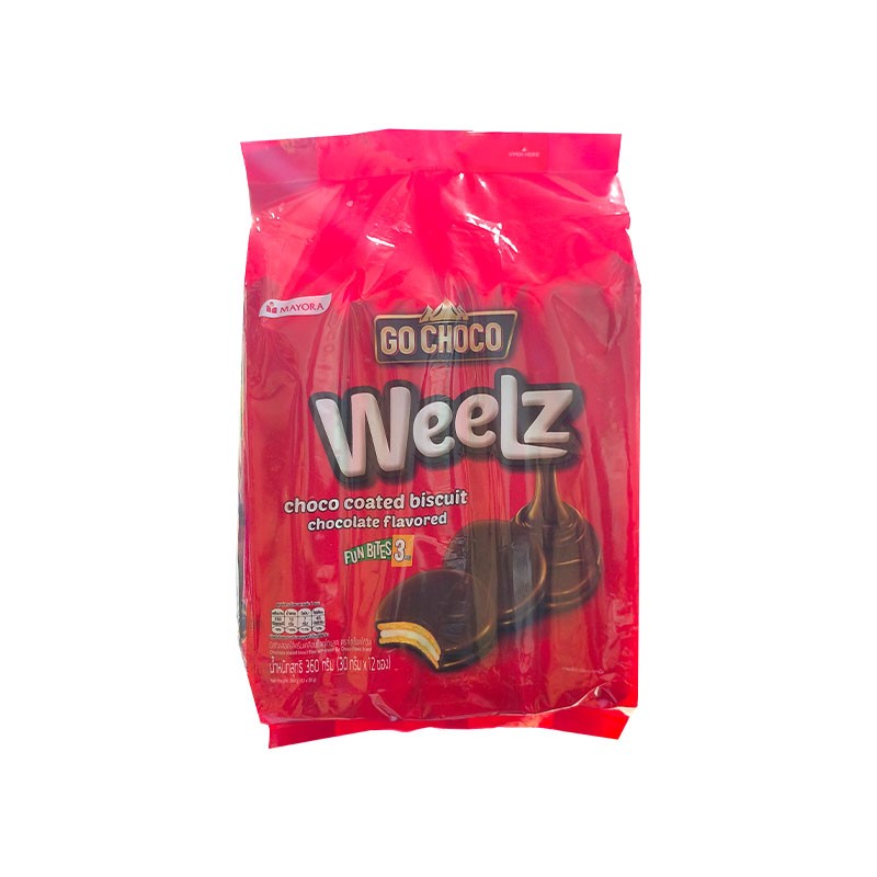Mayora Go Choco Weelz Biscuit 360g