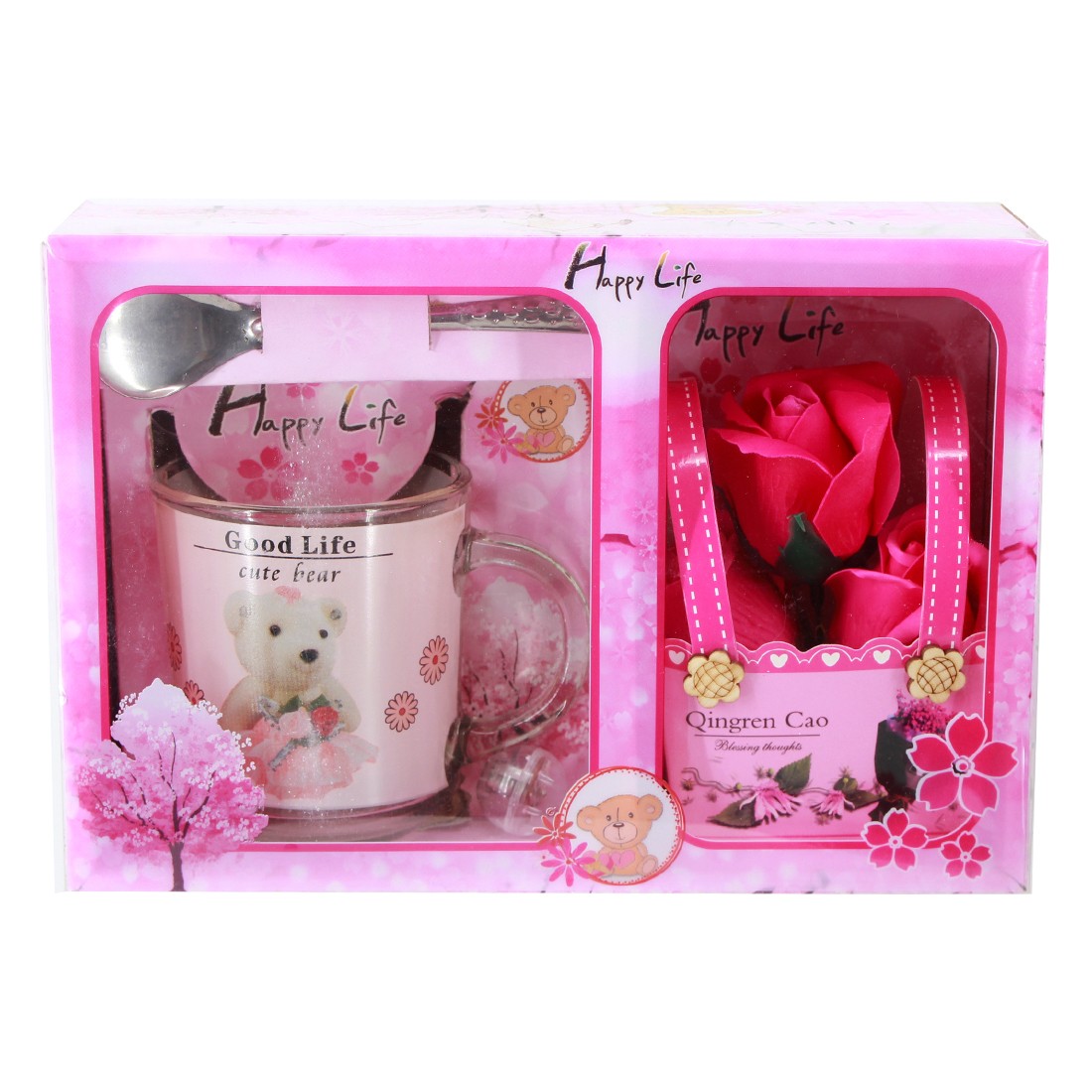 Happy Life Flower Gift Set