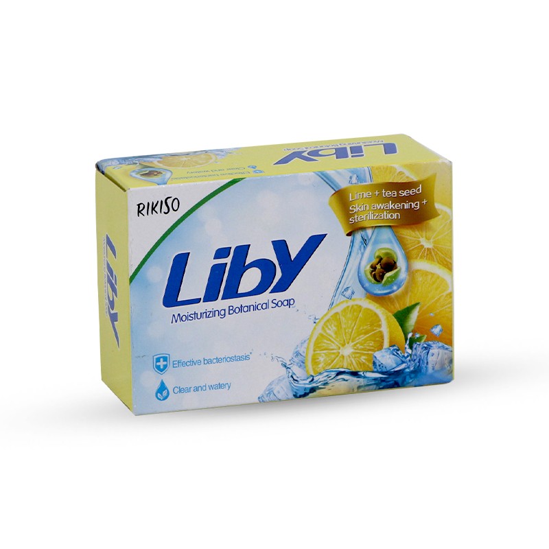 Liby Moisturizing Botanical Lime & Tea Seed Soap 100g