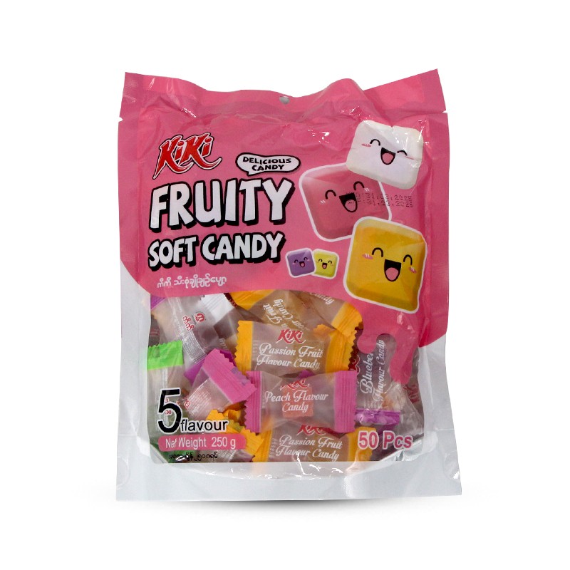 Ki Ki Fruity Soft Candy 250g (50pcs)