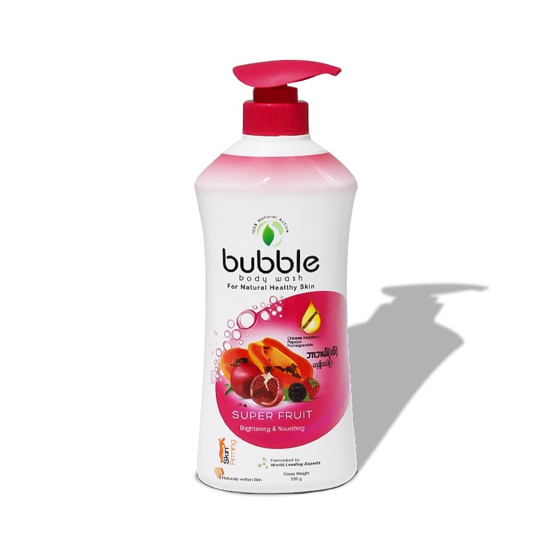 Bubble Body Wash 550g (Super Fruit)