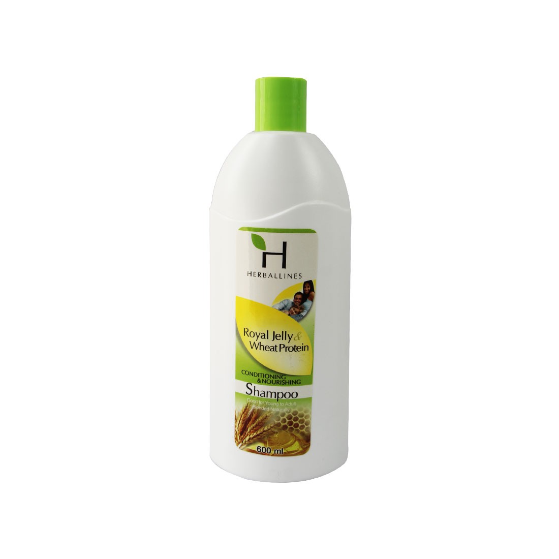 Herballines Royal Jelly & Wheat Protein Shampoo 600ml