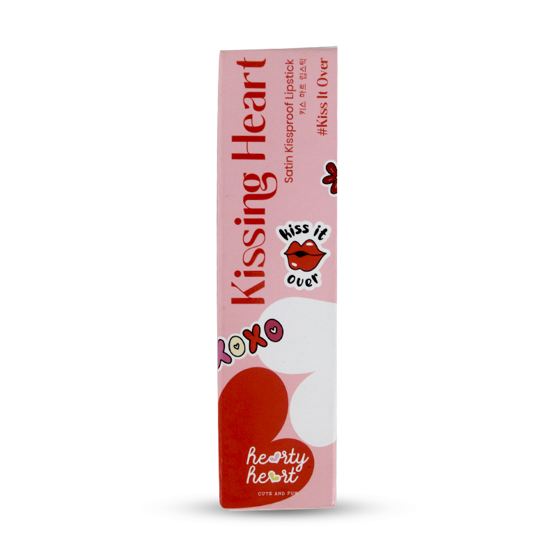 Hearty Heart Satin Kissproof Lipstick 1.2g (Kiss It Over)