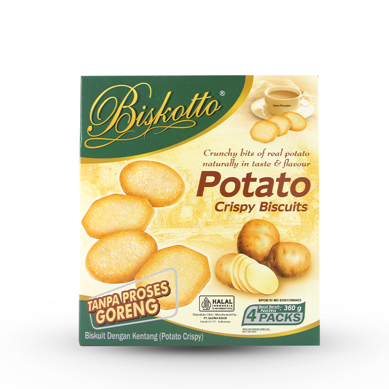Biskotto Potato Crispy Biscuits 360g