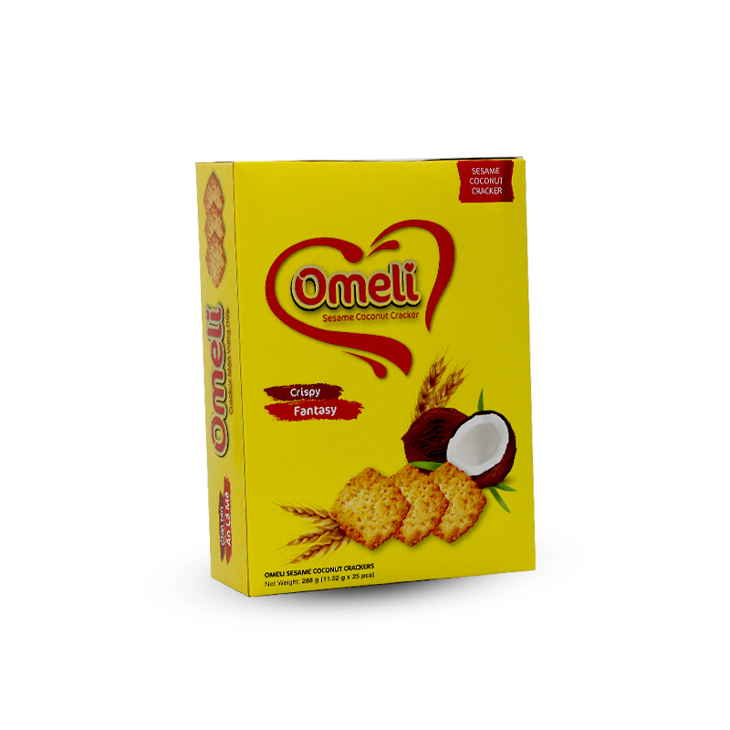 Omeli Sesame Coconut Cracker 288g