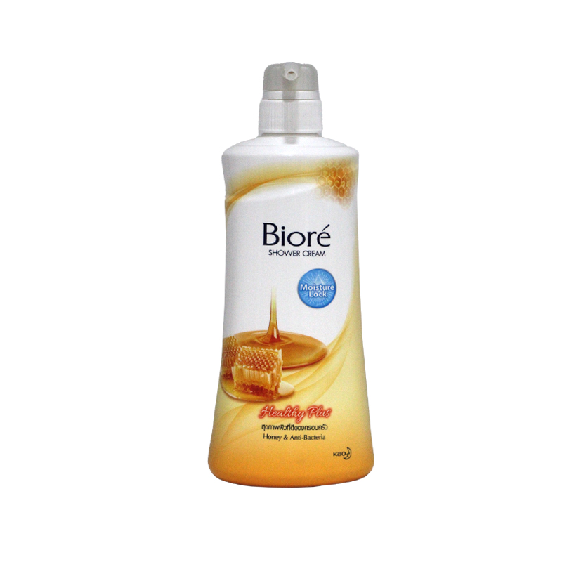 Biore Shower Cream 550ml (Honey & Anti-Bacteria)