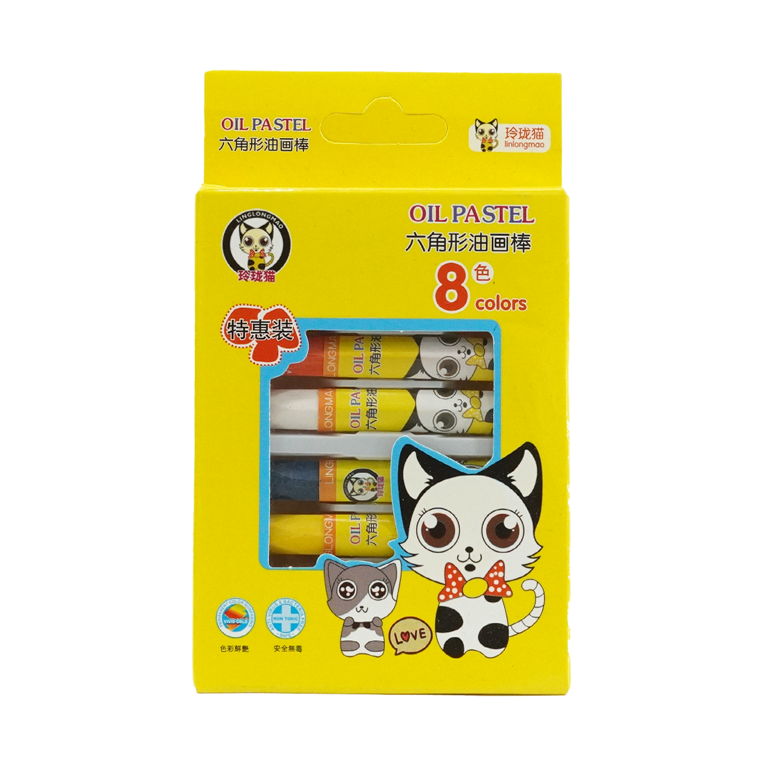 Oil Pastel Crayon Pencil 8Colors