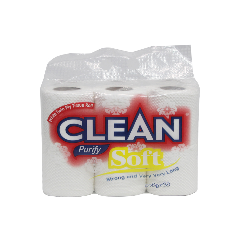 Clean Tissue 6 Rolls