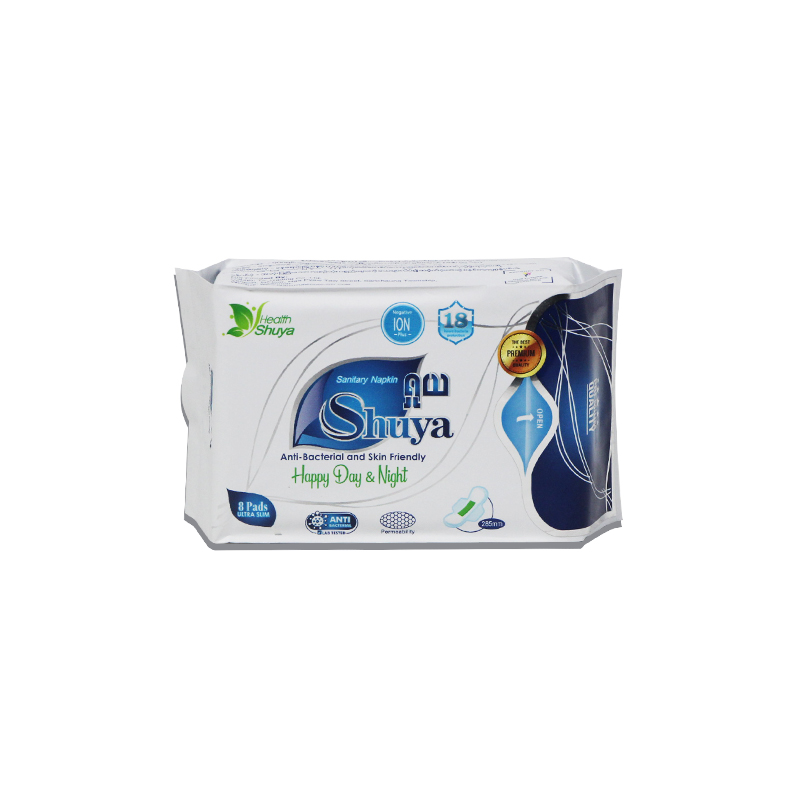 Shuya Day & Night Sanitary Napkin 285mm (8pcs)