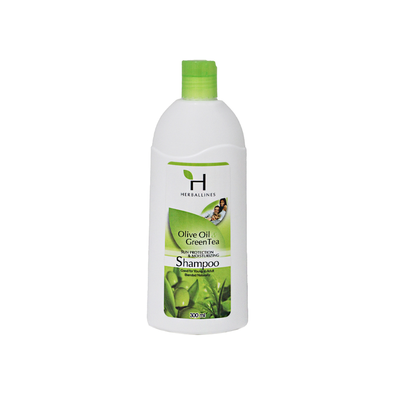 Herballines Olive Oil Green Tea Shampoo 300ml