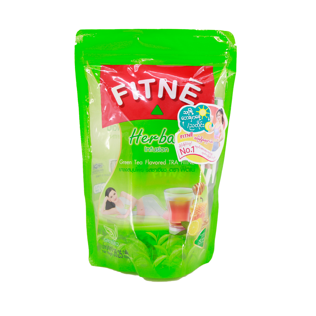 Fitne Herbal Infusion Green Tea Flavored 15pcs