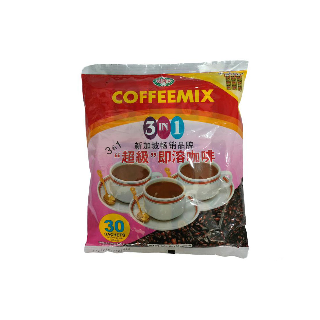 Super 3 in 1 Coffeemix 30pcs