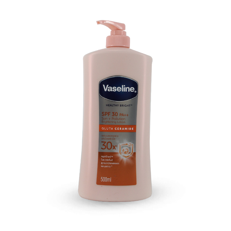 Vaseline Healthy Bright SPF 30 PA++ 500ml (Gluta Ceramide)